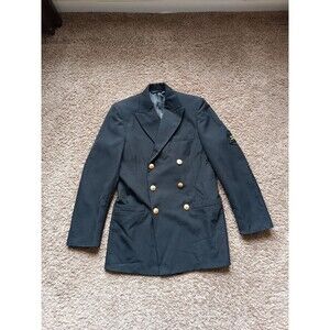 Bremen Bowdon Navy Uniform Blazer Jacket Men's Size 34R Black